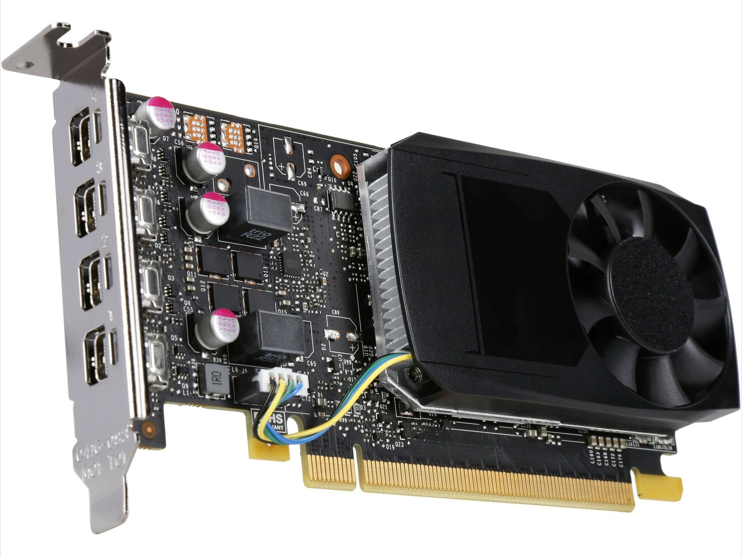 For NVIDIA Quadro P1000 4GB GDDR5 Workstation Graphics Card Low Profile 4x Mini DisplayPort Professional 2D/3D GPU