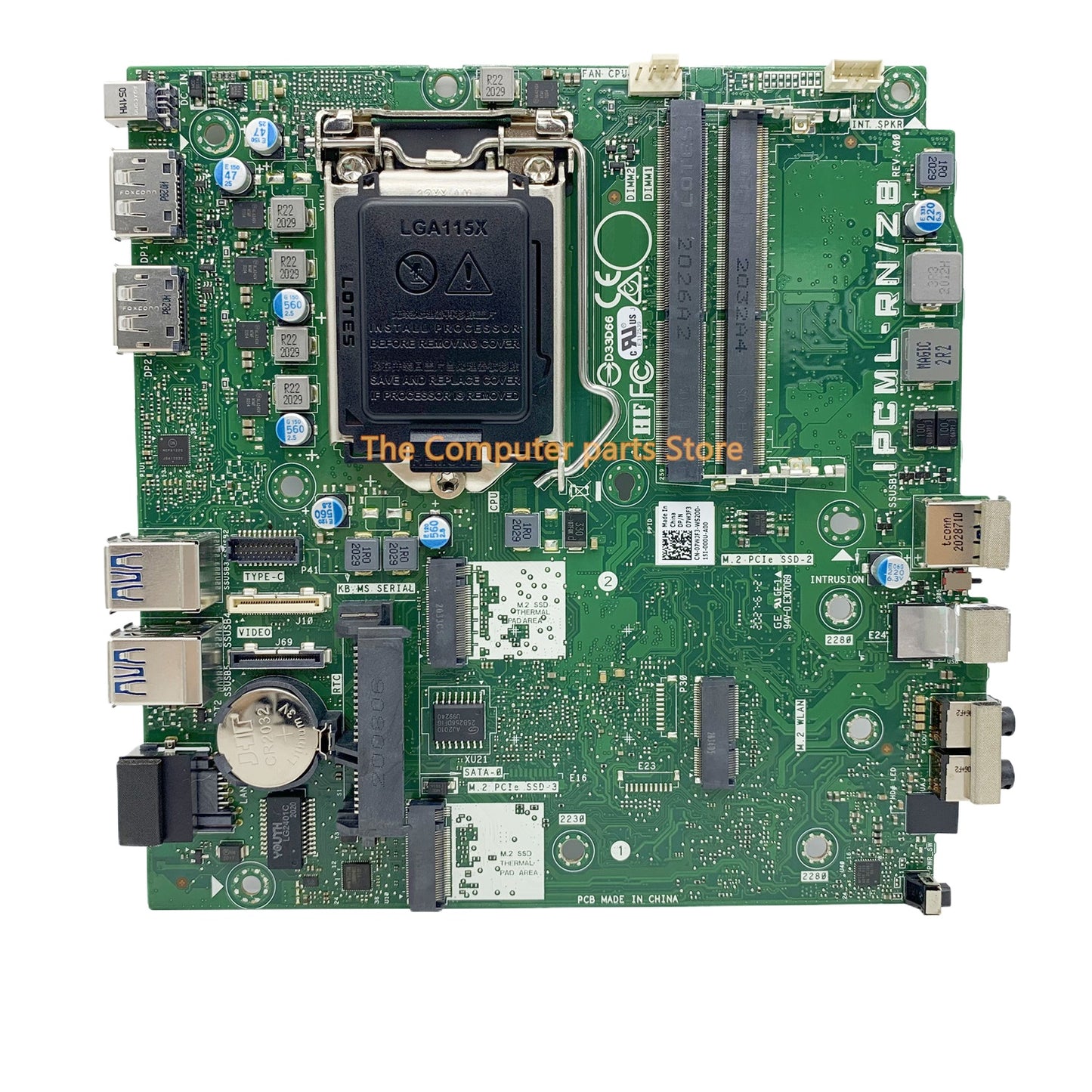 For Dell Optiplex 7080 MFF Micro Desktop Motherboard Q470 LGA 1200 DDR4 SODIMM 7WJF3 07WJF3 IPCML-RN/ZB