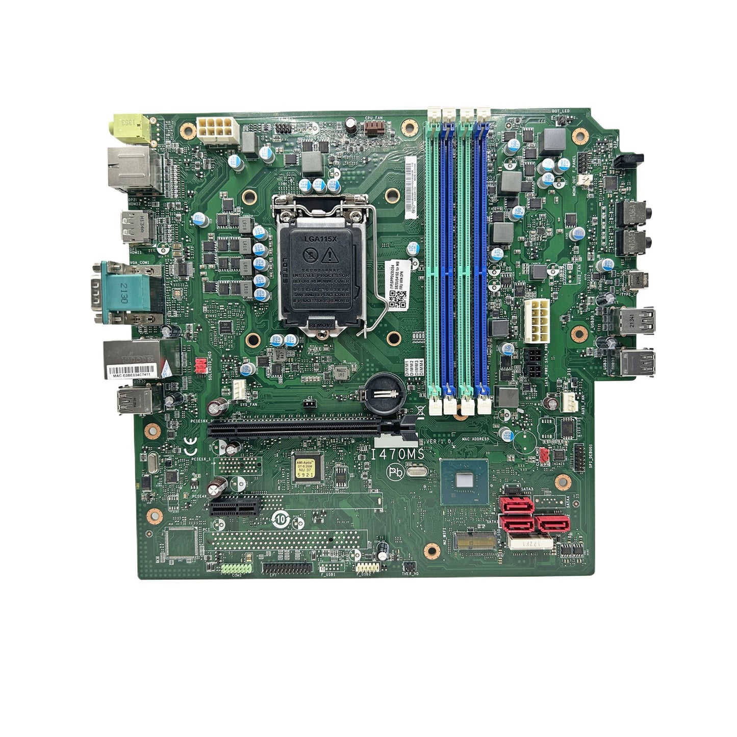 For Lenovo ThinkCentre M70t M70s Motherboard I470MS 5B20U54160 Intel H470 LGA 1200 DDR4 Fully Tested