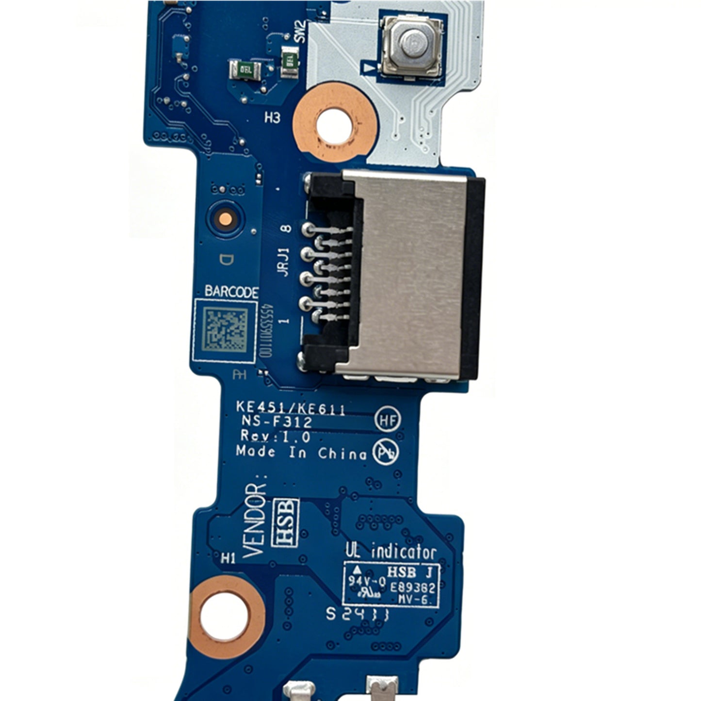 For ThinkPad E14 Gen 5 IO USB Board KE451 / KE611 NS-F312 5C51J62736 KE451 IO Cable DC02C013U10
