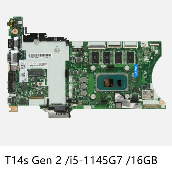 5B21H19922 For Lenovo ThinkPad T14s Gen 2 Laptop Motherboard i5-1145G7 16GB NM-D362