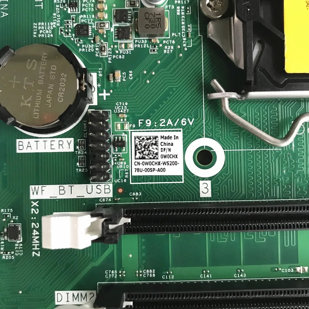 For Dell OptiPlex 3050 MT Desktop Motherboard LGA 1151 DDR4 CN-0W0CHX 0Y4H34 B250