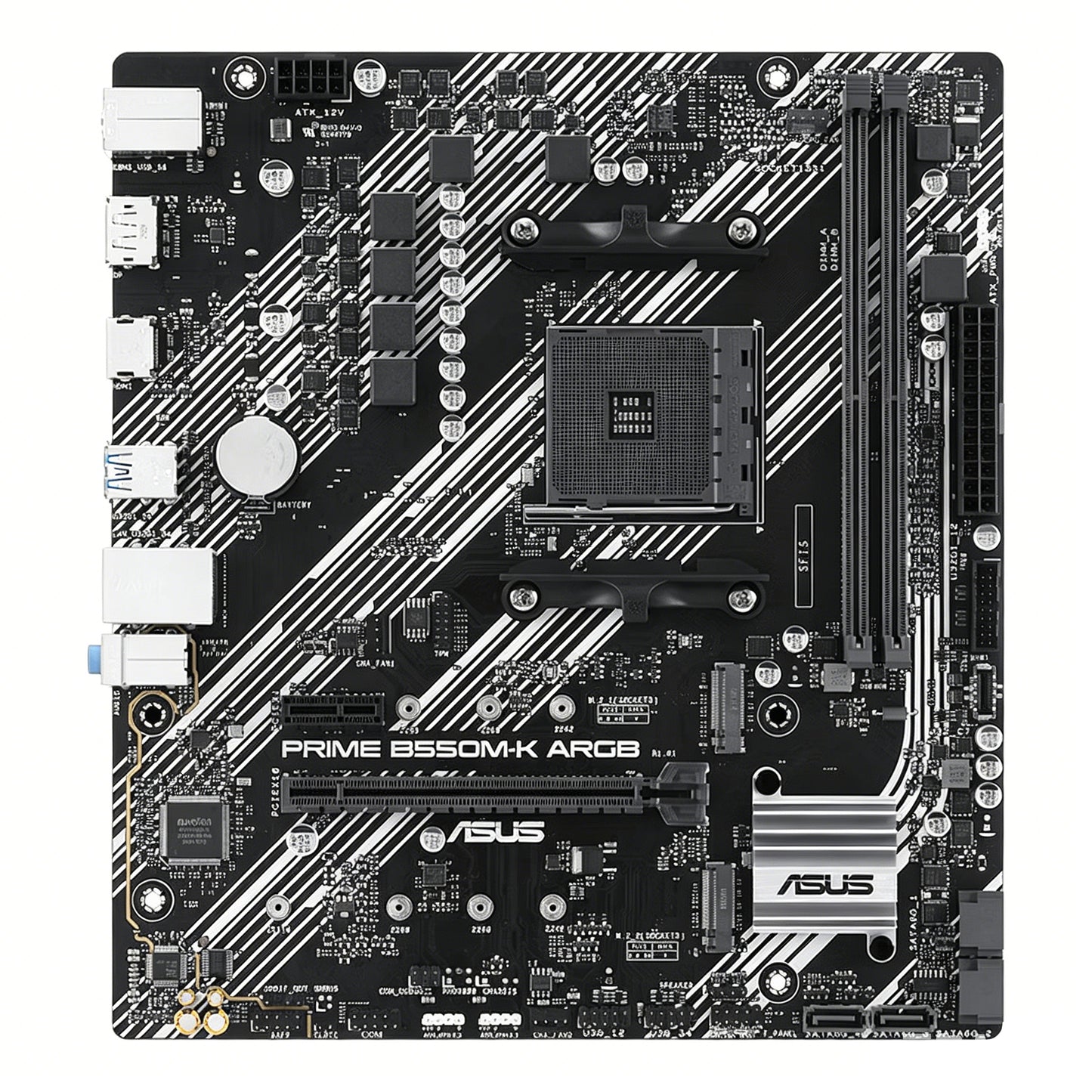 For ASUS PRIME B550M-K ARGB Motherboard AMD B550 Socket AM4