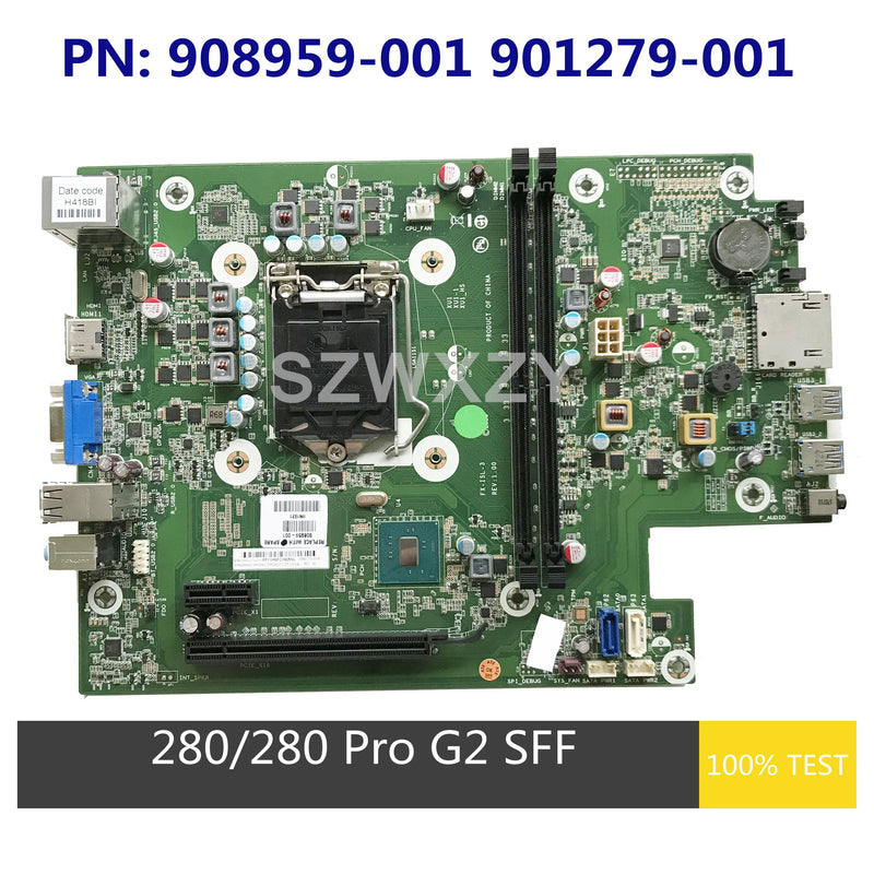 For HP 280 G2 / 280 Pro G2 SFF Motherboard LGA 1151 DDR4 908959-001 908959-601 FX-ISL-3