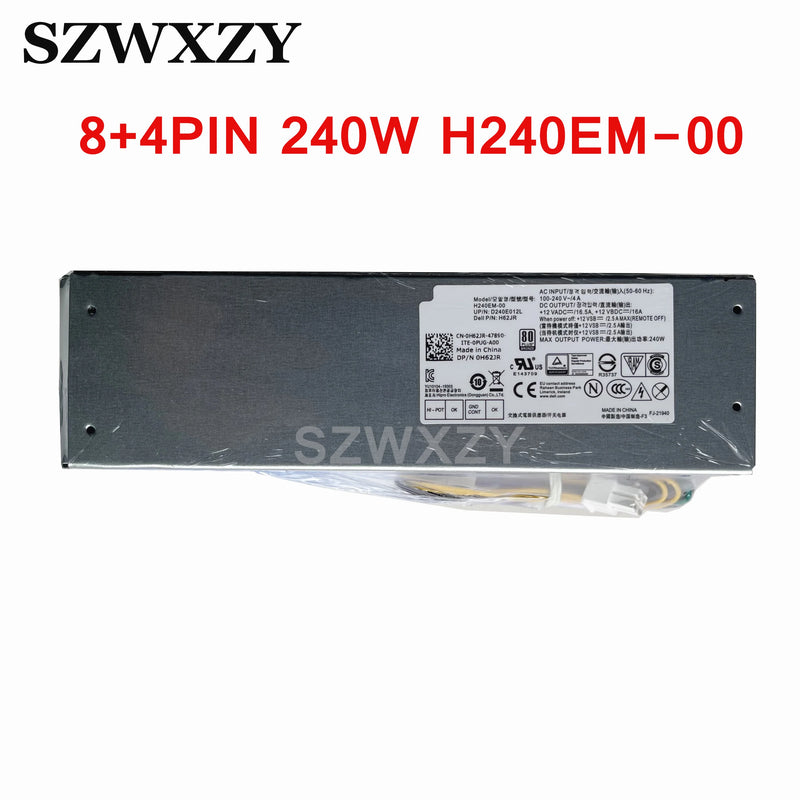 New Original For Dell Optiplex 3040 5040 7040 SFF H240EM-00 L240AM-00 B240NM-00 H62JR 240W 8+4Pin Power Supply Fast Ship