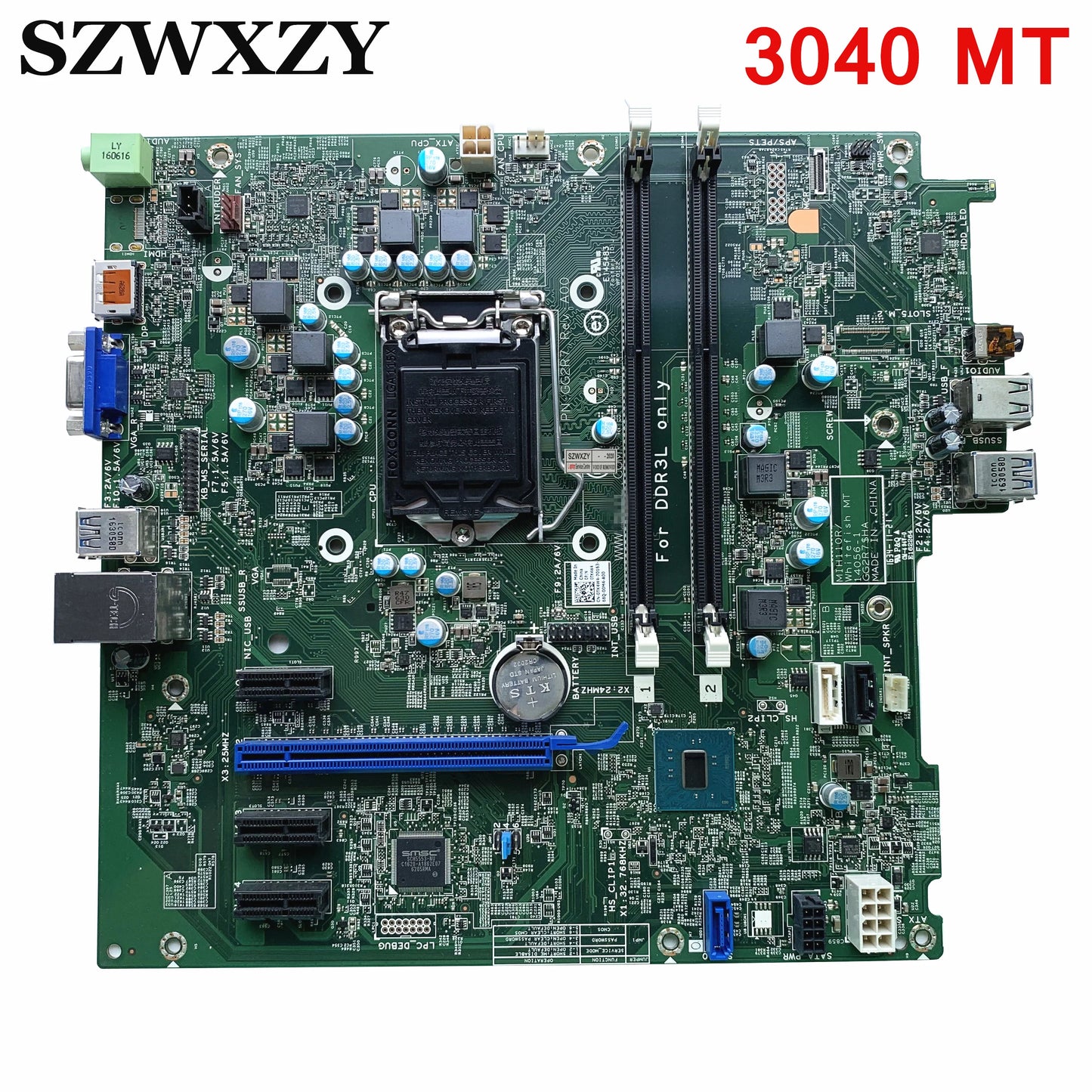 For DELL OptiPlex 3040 MT Motherboard CN-0TK4W4 0TK4W4 TK4W4 LGA 1151 DDR3L Intel H110 Mainboard 14056-1