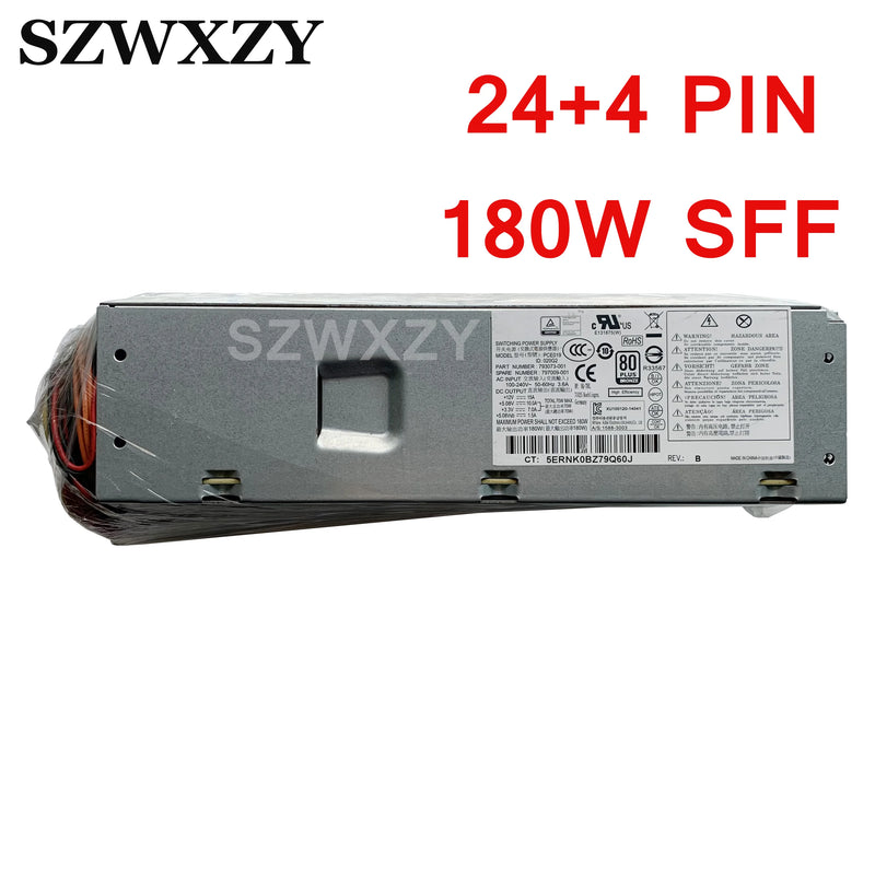 NEW 24+4 PIN For HP S5 S5-1333 1523 1537CN 180W Power Supply 793073-001 797009-001 PCE019 DPS-180AB-20 A PS-4181-7