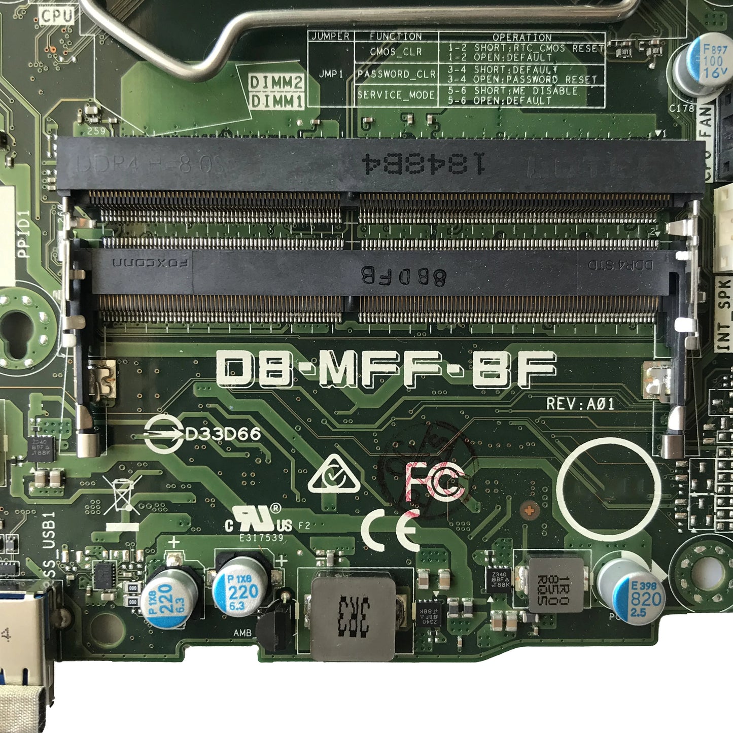 For Dell OptiPlex 3050 Micro Motherboard Socket LGA 1151 Mainboard 0JP3NX