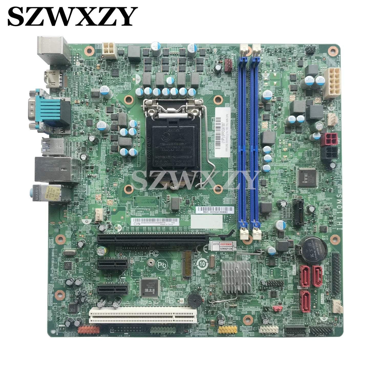 For Lenovo ThinkCentre M700 M4900c Motherboard IH110MS FRU: 01AJ167 00XK011  Intel H110 LGA 1151 DDR4 PCIe 3.0
