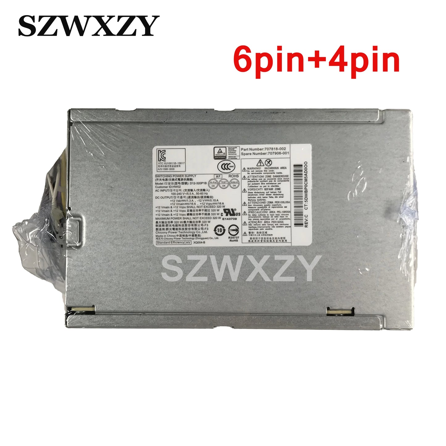PS-4321-2HF1 For HP 600 G1 800 G1 320W Power Supply 702306-002 702454-001 D12-320P1B 707818-002 707906-001
