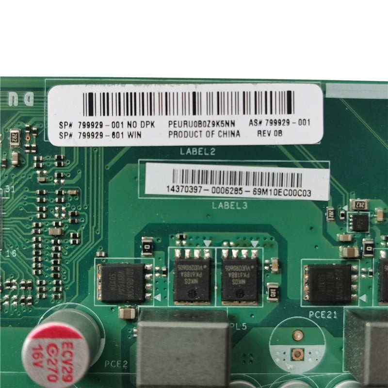 For HP Envy 750 Desktop Motherboard IPM17-DD 799929-601 799929-001 LGA 1151 DDR3 Fully Tested