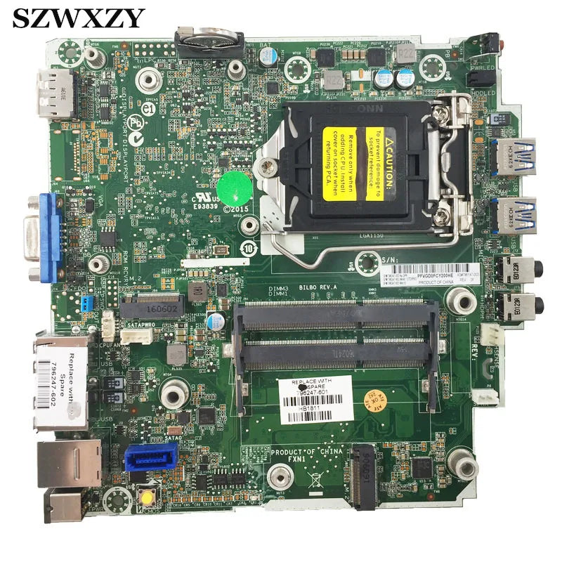 For HP ProDesk 400 G1 DM Motherboard LGA 1150 796247-601 796247-002 796147-003 Fully Tested