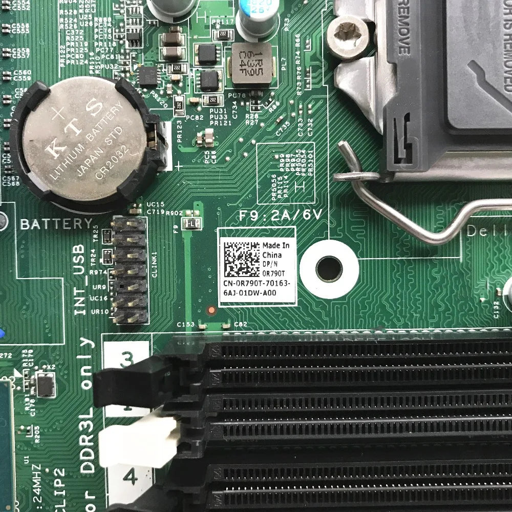 For Dell OptiPlex 5040 MT Motherboard P/N R790T 0R790T CN-0R790T Intel Q170 LGA 1151 DDR4 Fully Tested