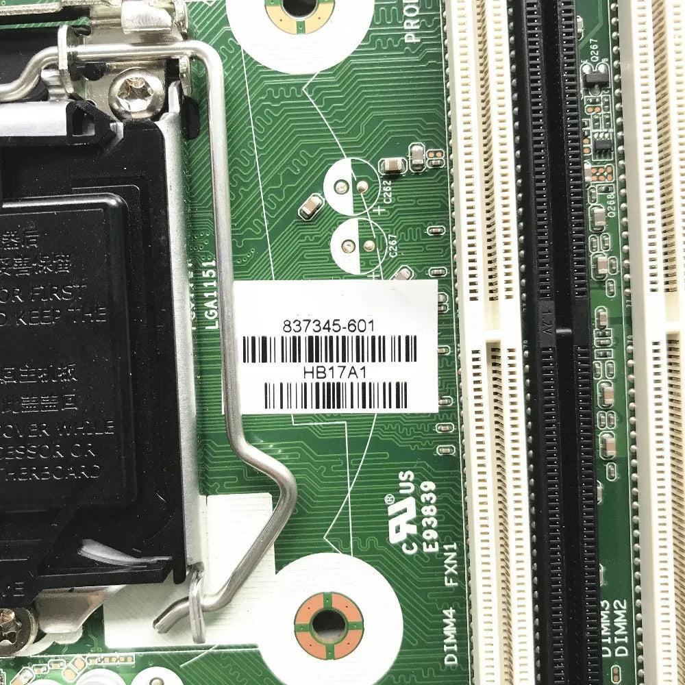 For HP Z240 SFF Motherboard 795003-001 837345-001 837345-601 C236 LGA1151 Tested