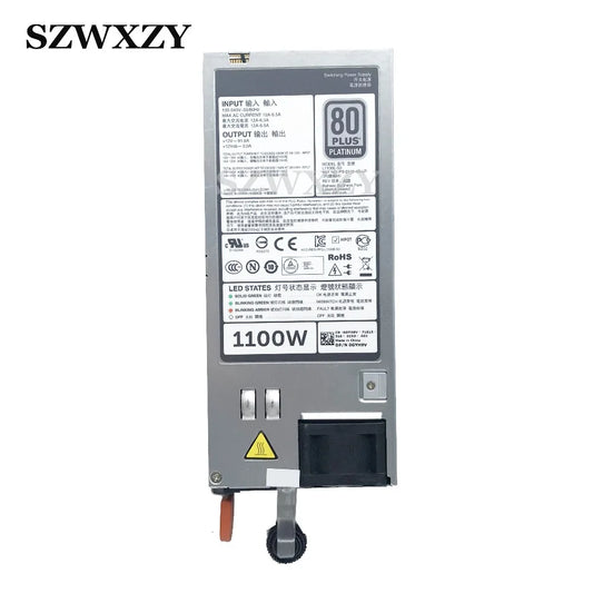 Original For Dell R620 R720 R820 T620 1100W  Power Supply 0GYH9V 0GDPF3 0NTCWP 0YT39Y GYH9V GDPF3 NTCWP YT39Y
