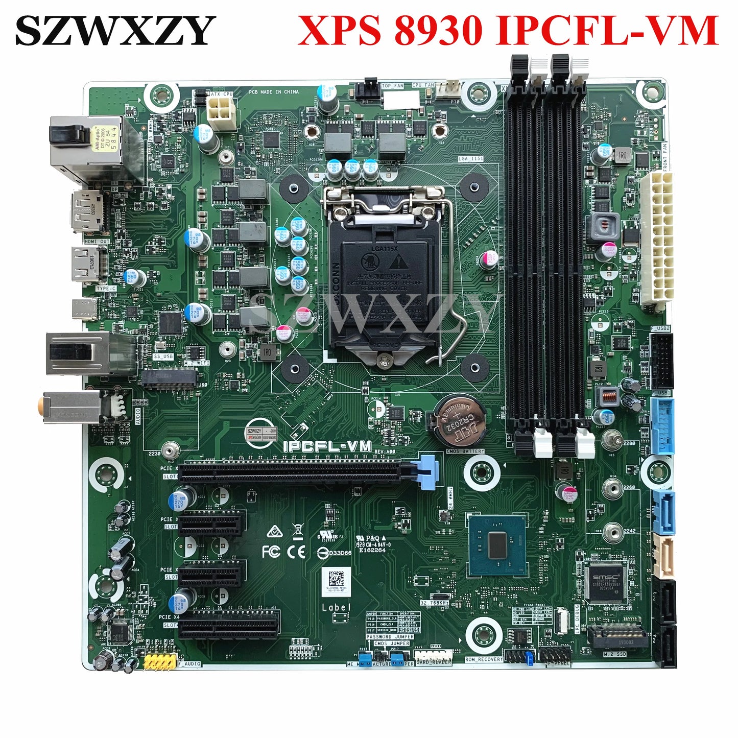 For Dell XPS 8930 Desktop Motherboard LGA 1151 DDR4 Z370 T2HR0 0T2HR0 IPCFL-VM