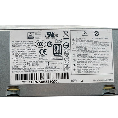 NEW 24+4 PIN For HP S5 S5-1333 1523 1537CN 180W Power Supply 793073-001 797009-001 PCE019 DPS-180AB-20 A PS-4181-7