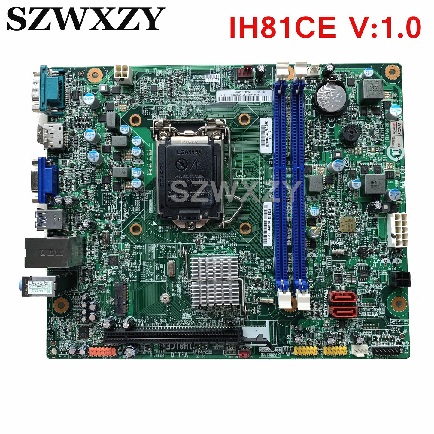 For Lenovo S500 Desktop Motherboard Intel H81 Socket LGA 1150 Mainboard IH81CE V:1.0 H81HD-LD