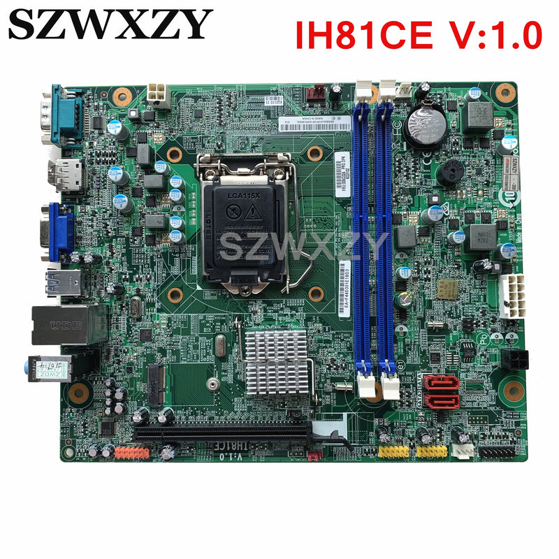 For Lenovo S500 Desktop Motherboard Intel H81 Socket LGA 1150 Mainboard IH81CE V:1.0 H81HD-LD