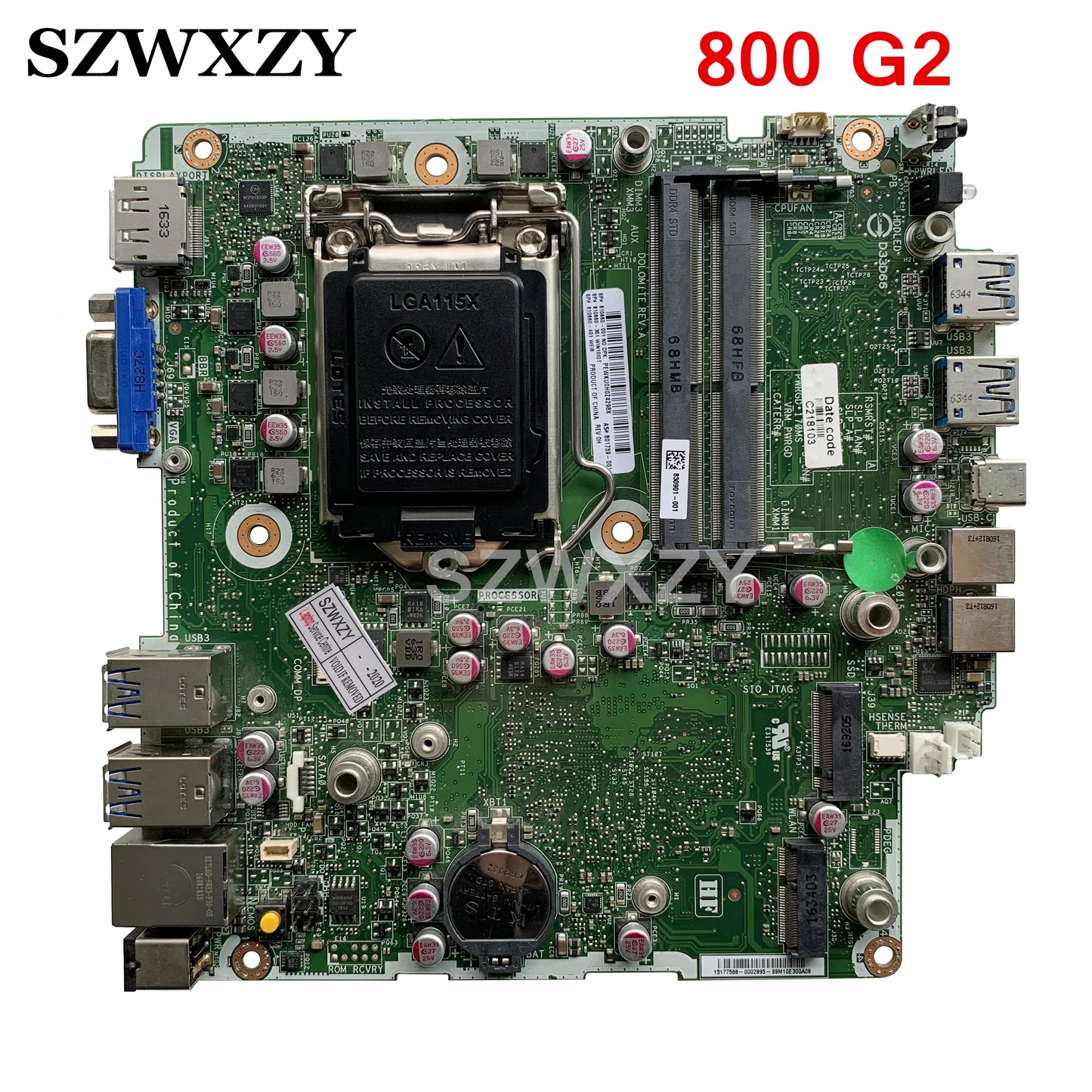 For HP EliteDesk 800 G2 Desktop Motherboard 801739-001 810660-001 810660-601 LGA1151 DDR4