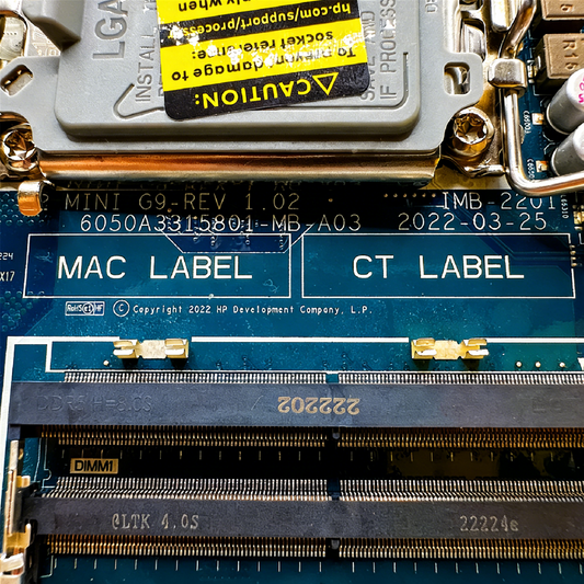 For HP HP Z2 MINI G9 motherboard 6050A3315801-MB System Board Mainboard M85205-002 M83421-002