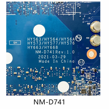 For Lenovo Legion 5 Pro 16ITH6 Laptop Motherboard I7-11800H CPU RTX 3050 V4G 5B21C80245 NM-D741