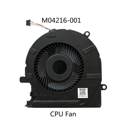 For HP OMEN 15-EK 15-EN CPU GPU Cooling Fan TPN-Q238 TPN-Q236 M04216-001 M04215-001 ND8CC02-19J23 19J22 DC12V DC5V Fast Ship