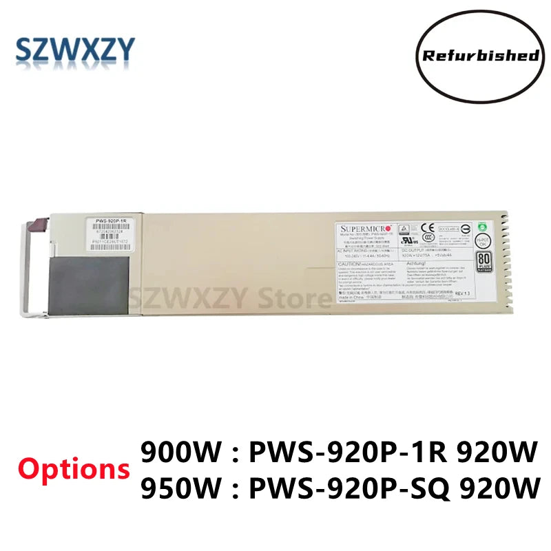 Refurbished PSU For Supermicro PWS-920P-1R PWS-920P-SQ 920W 80 Plus Platinum Switching Power Supply Fast Delivery