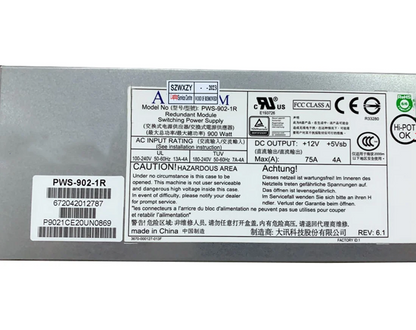 900W Server Power Supply For Supermicro Ablecom PWS-902-1R 100% Tested Fast Ship