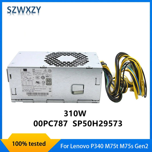 New Original For Lenovo P340 M75t M75s Gen2 Power Supply 310W PCJ007 00PC787 SP50H29573 100% Tested Fast Ship
