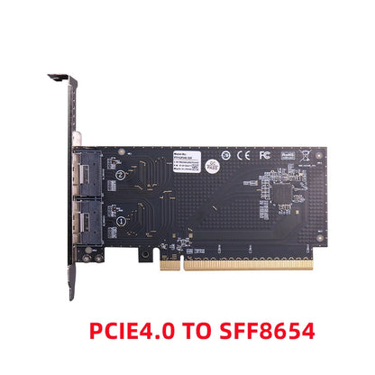 SXM2 TO SFF8654_X16 Riser Card For NVIDAI V100 P100 SXM2 GPU Expansion Cards Fast Ship