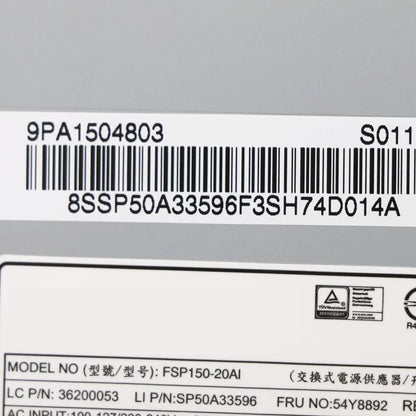 New Original For Lenovo ThinkCentre E73z M73z M83z M93z All-in-One 150W Power Supply 54Y8892 03T9022 APA005