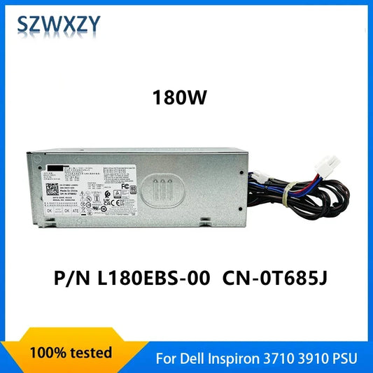 New Original For Dell OptiPlex 3910 Vostro 3710 MT 180W Power Supply H180EBS-00 D180EBS-00 L180EBS-00 8+4 Pin T685J F3J97 NC77H 7KFH8 Tested
