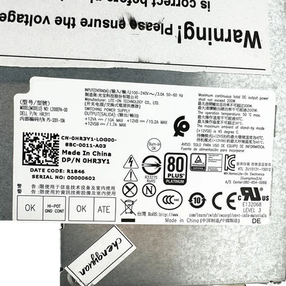 New Original 18Pin 200W For Dell OptiPlex 3240 7440 AIO Power Supply AC200EPA-00 L200EPA-00 HU200EPA-00 HKF2002-3D HR3Y1 0HR3Y1