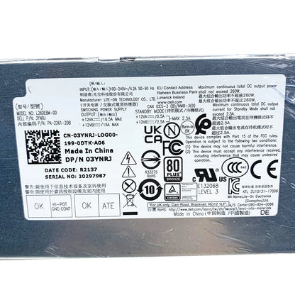 New Original For Dell OptiPlex 3060 5060 7060 L260EBM-00 3YNRJ 2KG1D 260W MT Power Supply Fast Ship
