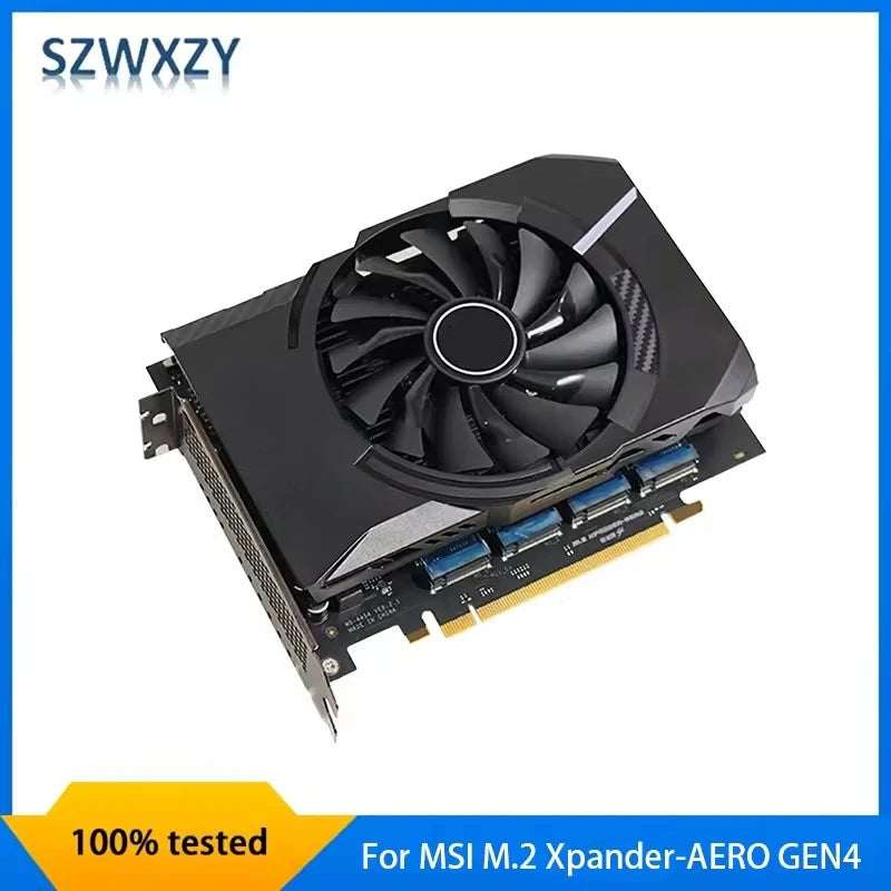 New Original For MSI M.2 Xpander-AERO GEN4 Pcie Adapter Card Desktop Expansion Hard Drive SSD 100% Tested Fast Ship