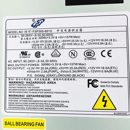 New Original For FSP300-601U Sparkle Power 300W ATX12V 1U Switching Power Supply With Active PFC 24 Pin Connector