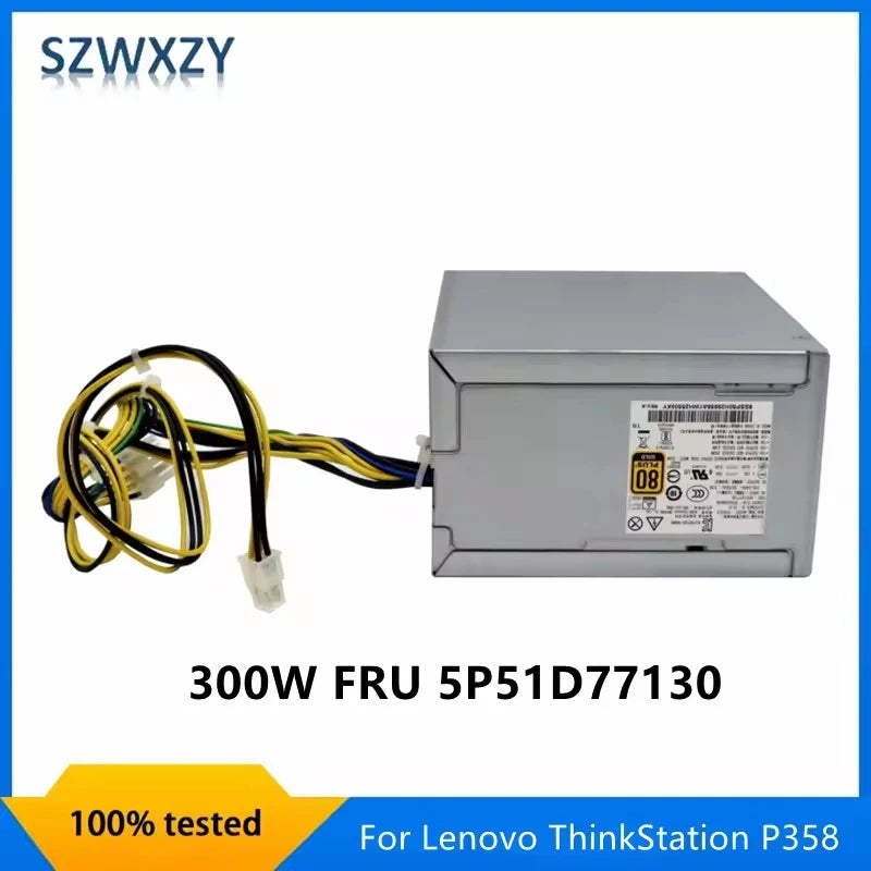 New Original PSU For Lenovo ThinkStation P358 ThinkCentre M90t Gen 5 Power Supply 300W 5P51D77130 PCK023 SP50H29658 Fast Ship