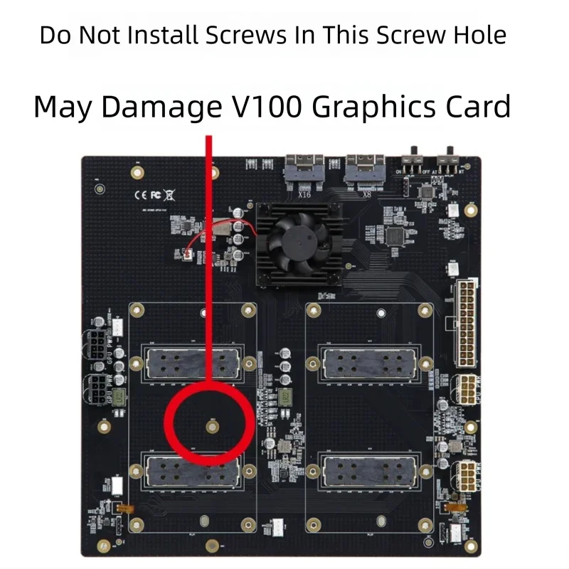 Dual-Channel Expansion Base Plate For 300G NVLink Interconnect Dual SIM Aom-SXMV Simplification For V100 SXM2 Graphics Card