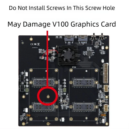 Dual-Channel Expansion Base Plate For 300G NVLink Interconnect Dual SIM Aom-SXMV Simplification For V100 SXM2 Graphics Card