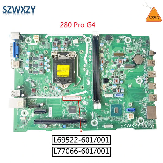 For HP 280 G4 SFF Desktop Motherboard L77066-001 L77066-601 L69522-001 L69522-601 DDR4 TPC-F125-SF SystemBoard