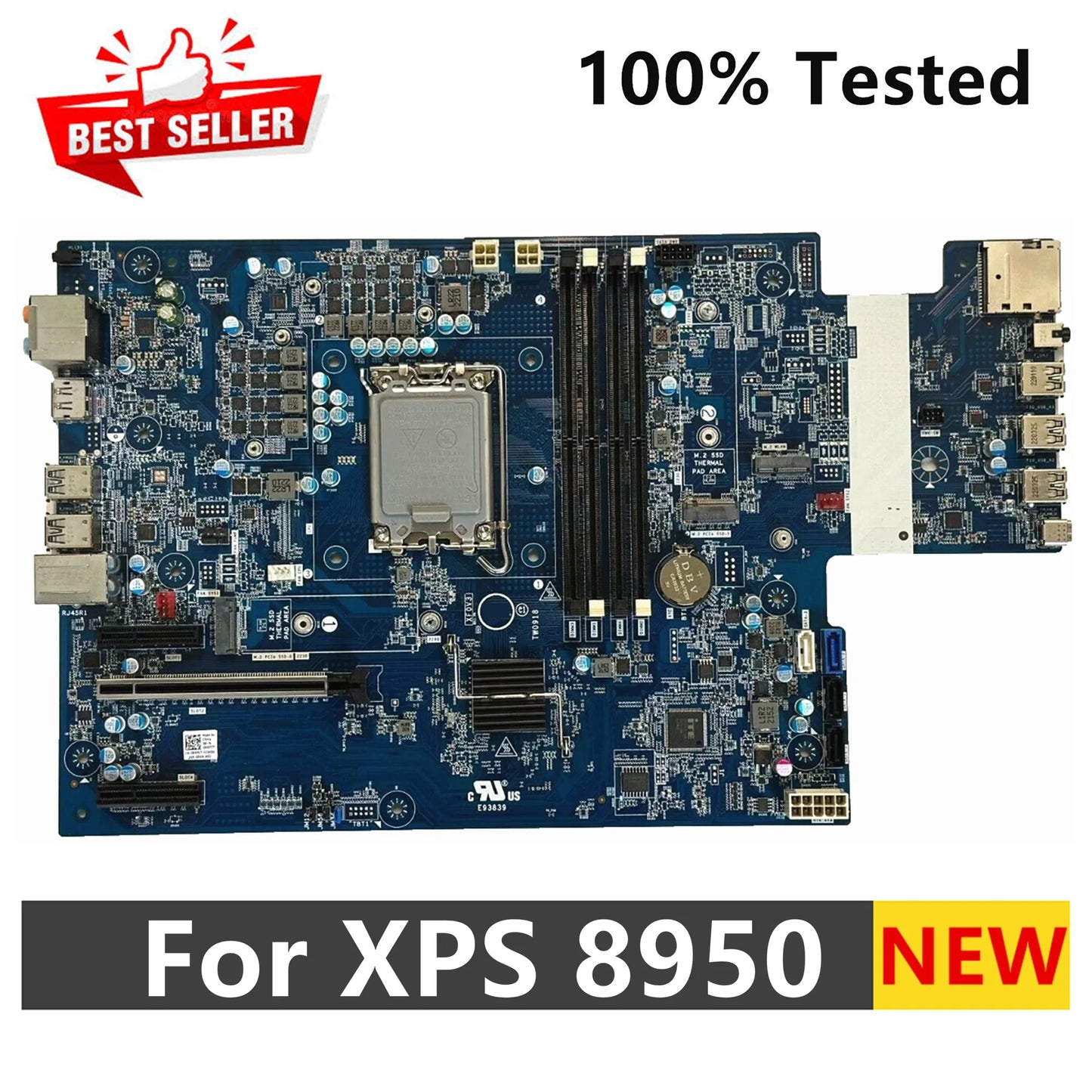 For Dell XPS 8950 Desktop Motherboard LGA 1700 DDR5 CN-0R6PCT 09D2HH R6PCT 9D2HH