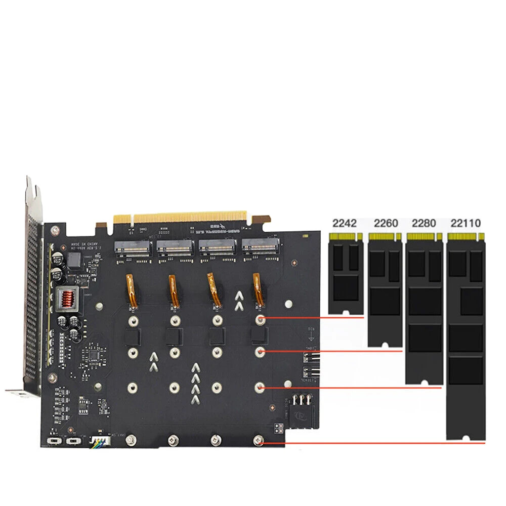New Original For MSI M.2 Xpander-AERO GEN4 Pcie Adapter Card Desktop Expansion Hard Drive SSD 100% Tested Fast Ship