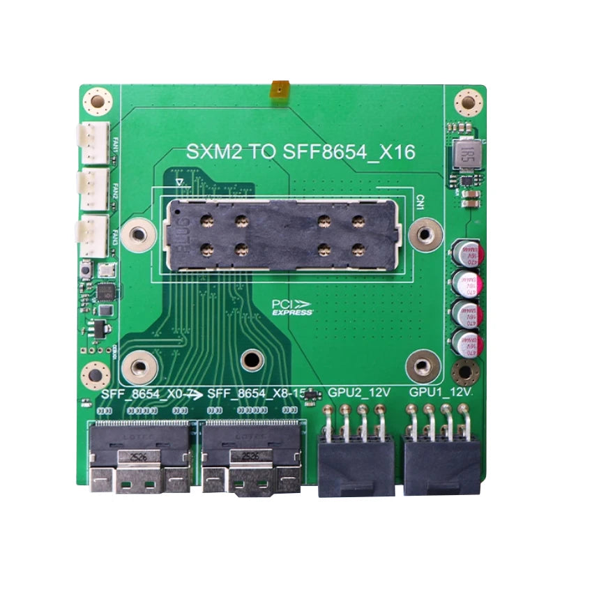 SXM2 TO SFF8654_X16 Riser Card For NVIDAI V100 P100 SXM2 GPU Expansion Cards Fast Ship