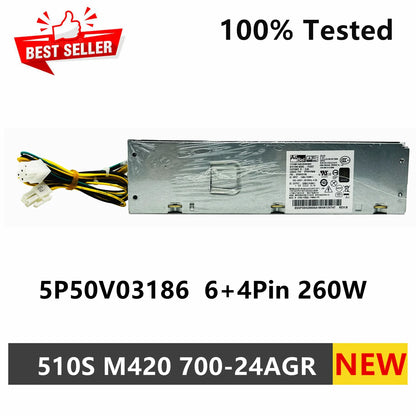 New Original For Lenovo 510S M420 700-24AGR PA-1261-7 PCK027 5P50V03186 SP50H29606 260W 6+4Pin Switching Power Supply Fast Ship