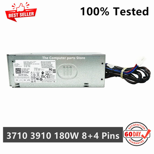 New Original For Dell OptiPlex 3000 3020 3710 3910 180W Power Supply 0T685J T685J F3J97 NC77H 7KFH8 H180EBS-00 D180EBS-00 L180EBS-00 8+4 Pin PSU Replacement