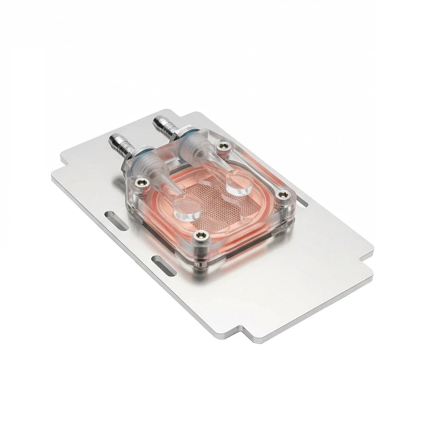 For NVIDIA V100 P100 A100-32GB SXM2 Connector Graphics Card Purple Copper Water-Cooled Head Without Hose Connectors