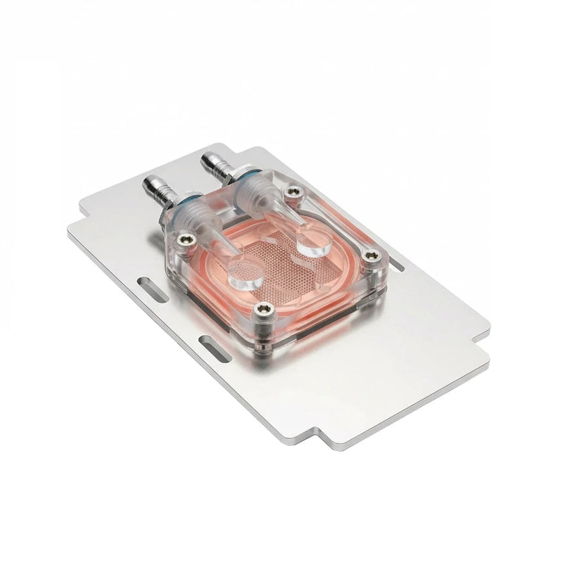 For NVIDIA V100 P100 A100-32GB SXM2 Connector Graphics Card Purple Copper Water-Cooled Head Without Hose Connectors