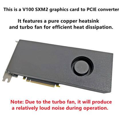 For NVIDIA V100 SXM2 16GB 32GB Graphics Card V100 16GB/V100 32GB SXM2 To PCIE Card