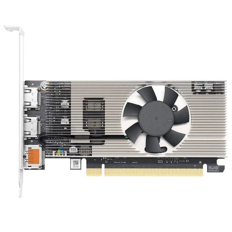 For Arc A380 Low Profile (LP) 6GB GDDR6 Graphics Card 96-Bit 8 Xe-Cores No External Power Required AV1 Encoding Supported